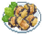 Deep-Fried Eggplant Shrimp Meatballs