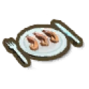 Cooked Prawn Plate