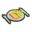 Fish And Chips Plate